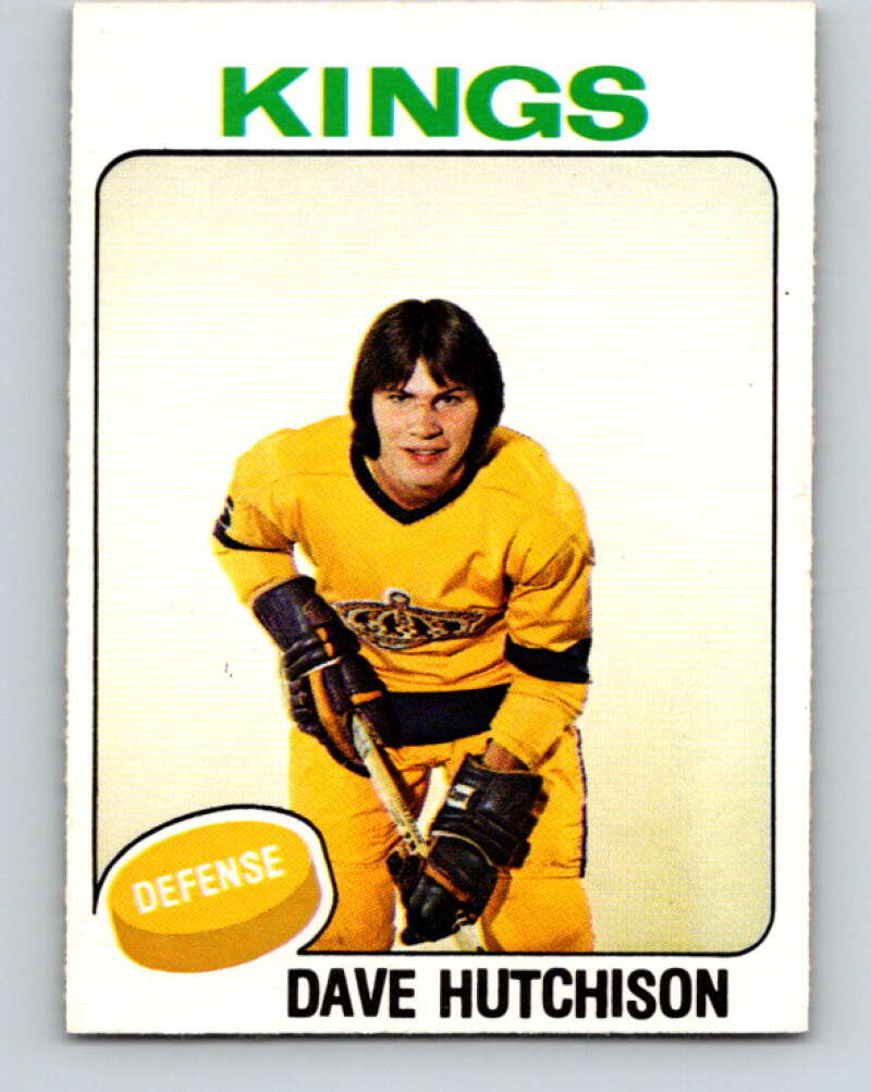 1975-76 O-Pee-Chee #390 Dave Hutchison RC Rookie Los Angeles Kings V6910