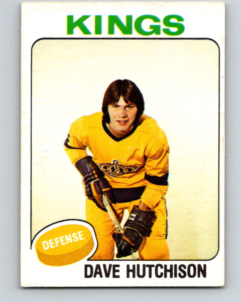 1975-76 O-Pee-Chee #390 Dave Hutchison RC Rookie Los Angeles Kings V6912