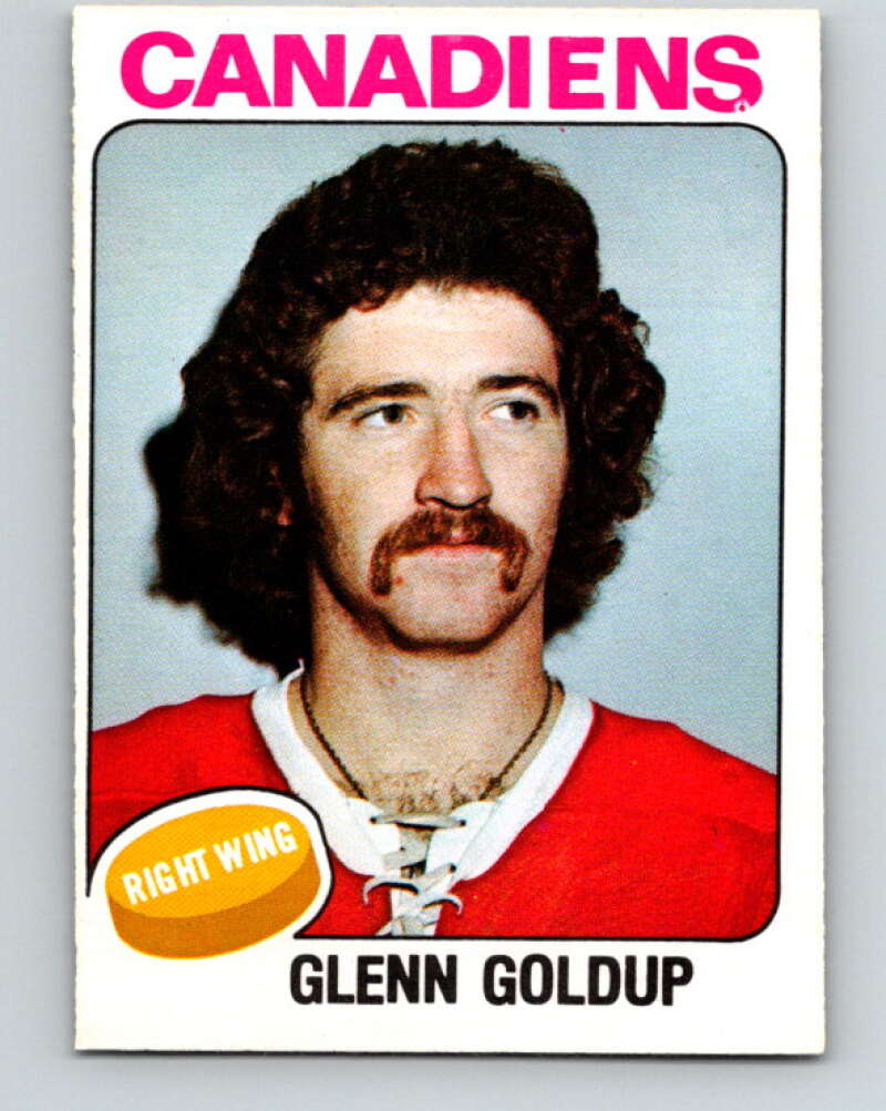 1975-76 O-Pee-Chee #391 Glenn Goldup Montreal Canadiens V6916