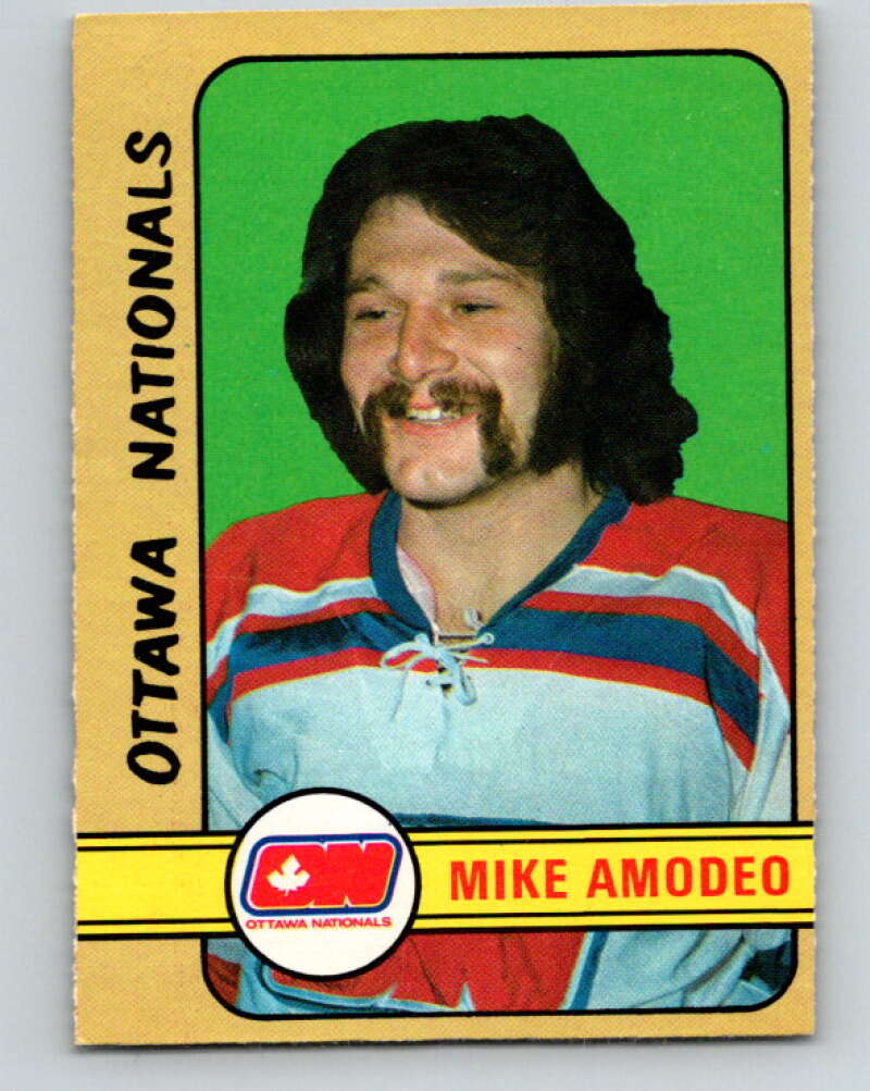 1972-73 WHA O-Pee-Chee #291 Mike Amodeo RC Ottawa V6935