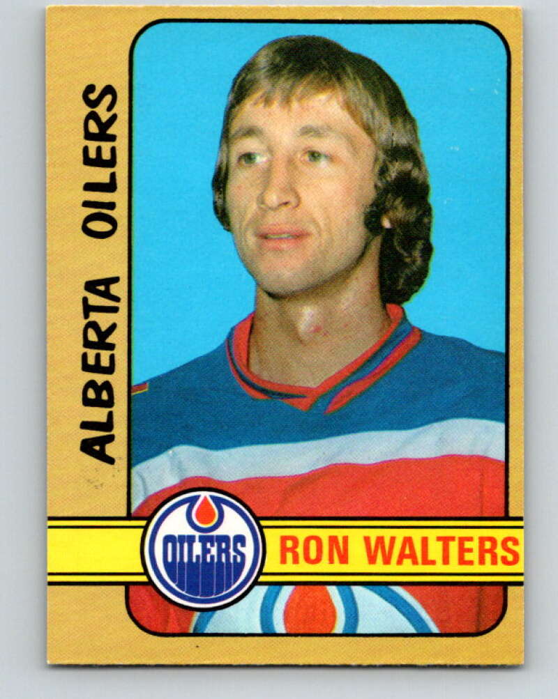 1972-73 WHA O-Pee-Chee #301 Ron Walters RC Rookie Alberta Oilers V6946
