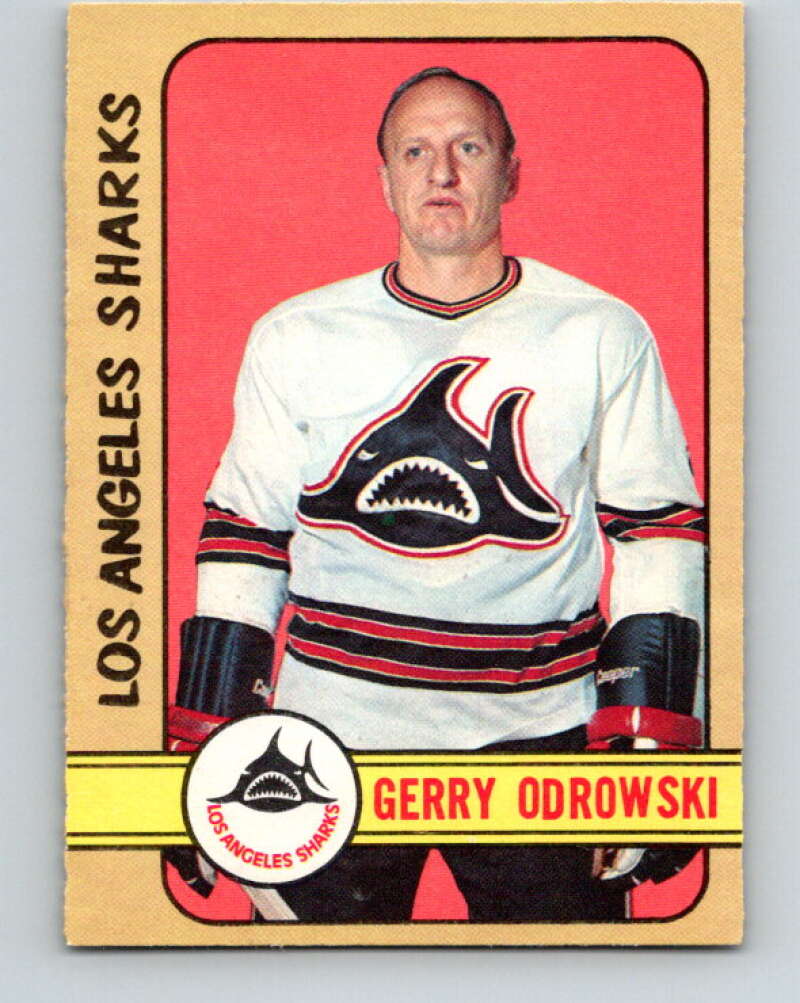 1972-73 WHA O-Pee-Chee #304 Gerry Odrowski Los Angeles Sharks V6950