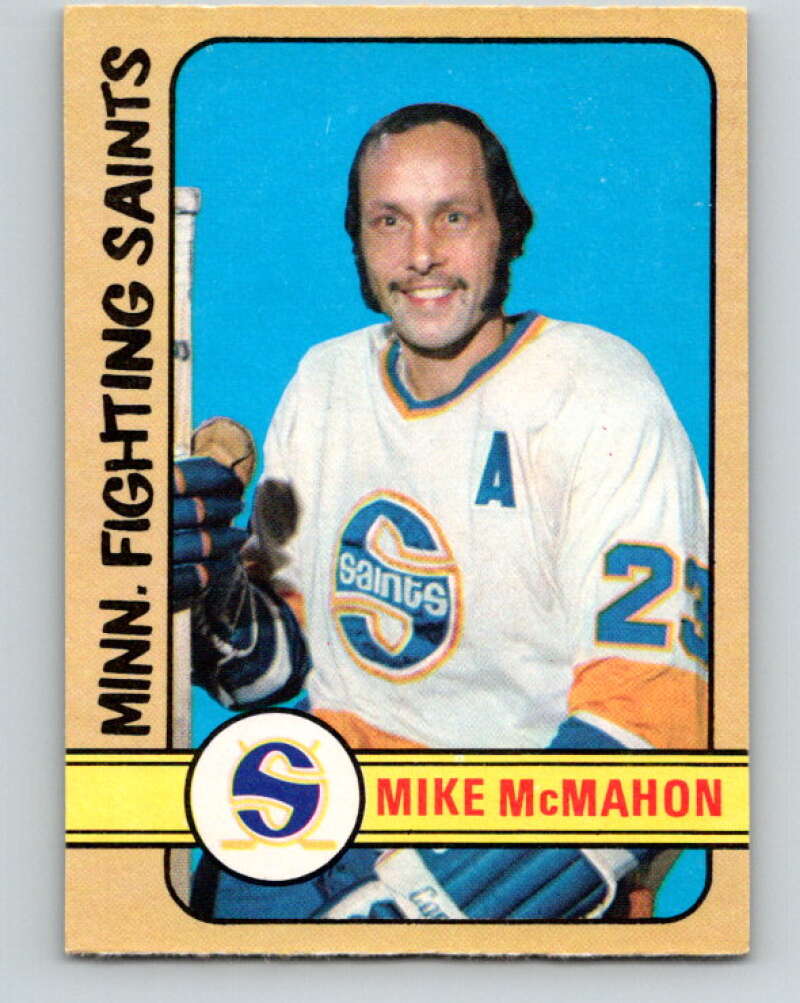 1972-73 WHA O-Pee-Chee #305 Mike McMahon Minnesota Fighting Saints V6952