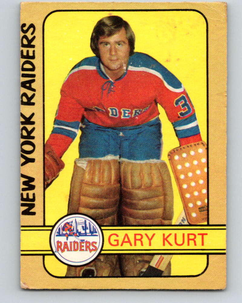 1972-73 WHA O-Pee-Chee #306 Gary Kurt New York Raiders V6954
