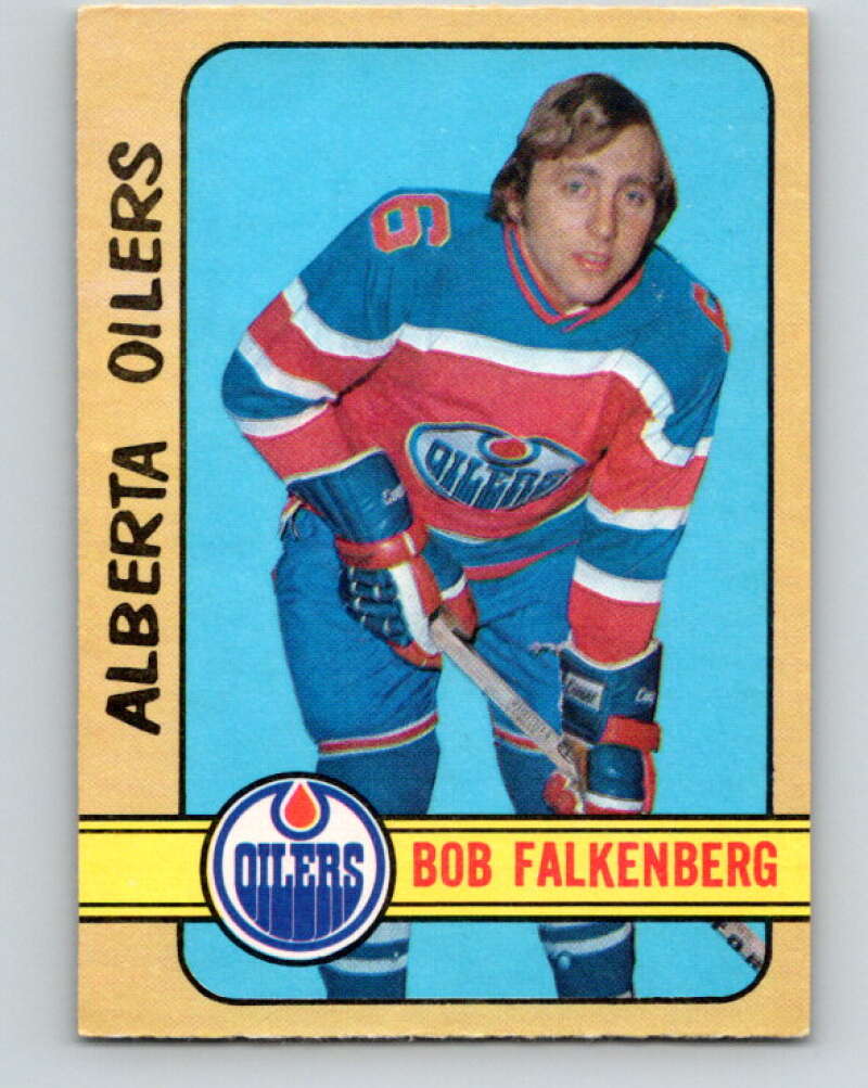 1972-73 WHA O-Pee-Chee #310 Bob Falkenberg Alberta Oilers V6959
