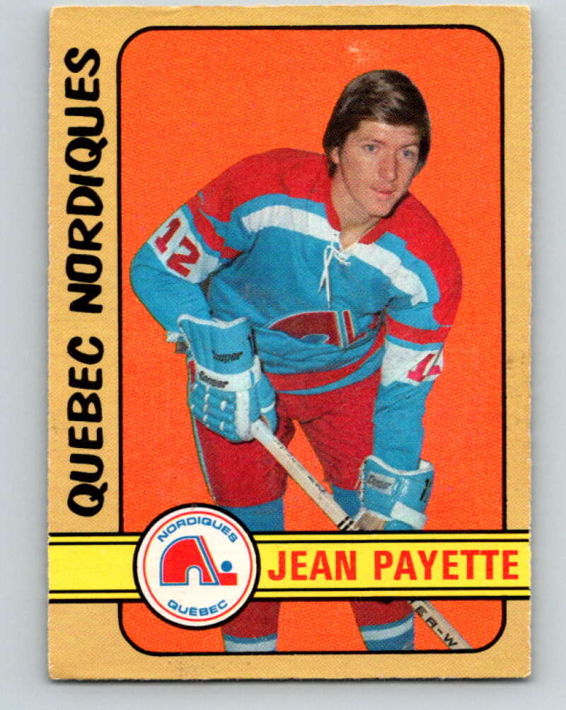 1972-73 WHA O-Pee-Chee #311 Jean Payette RC Rookie Quebec Nordiques V6960