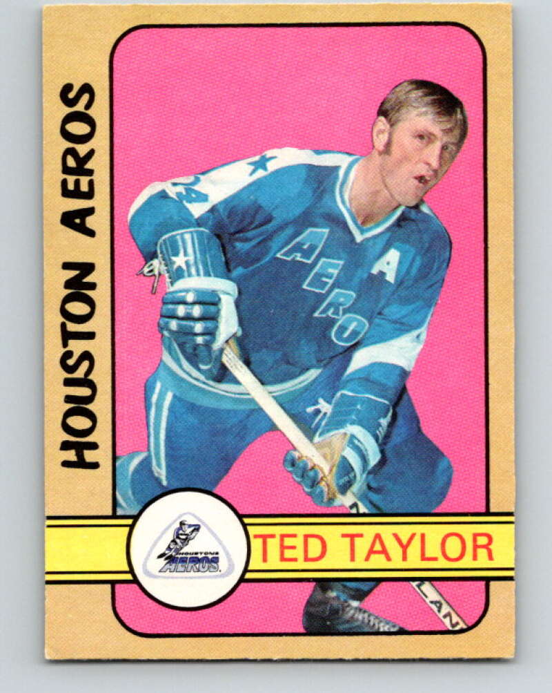 1972-73 WHA O-Pee-Chee #312 Ted Taylor Houston Aeros V6962
