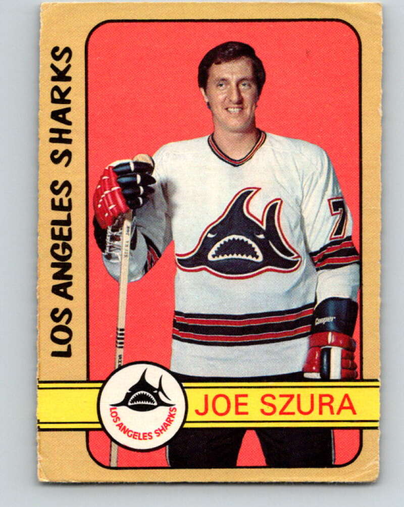 1972-73 WHA O-Pee-Chee #313 Joe Szura Los Angeles Sharks V6963