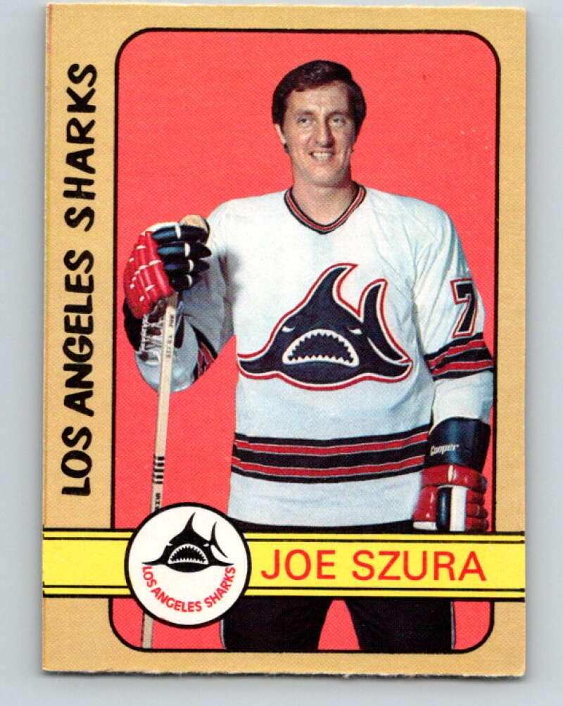 1972-73 WHA O-Pee-Chee #313 Joe Szura Los Angeles Sharks V6964