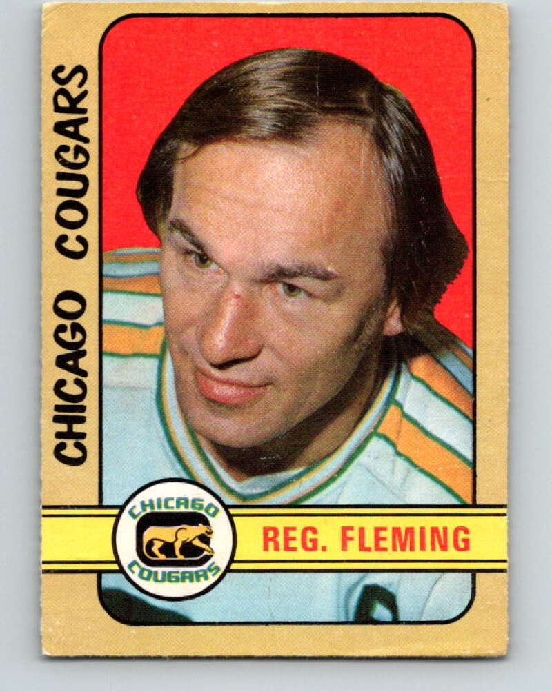 1972-73 WHA O-Pee-Chee #316 Reg Fleming Chicago Cougars V6970