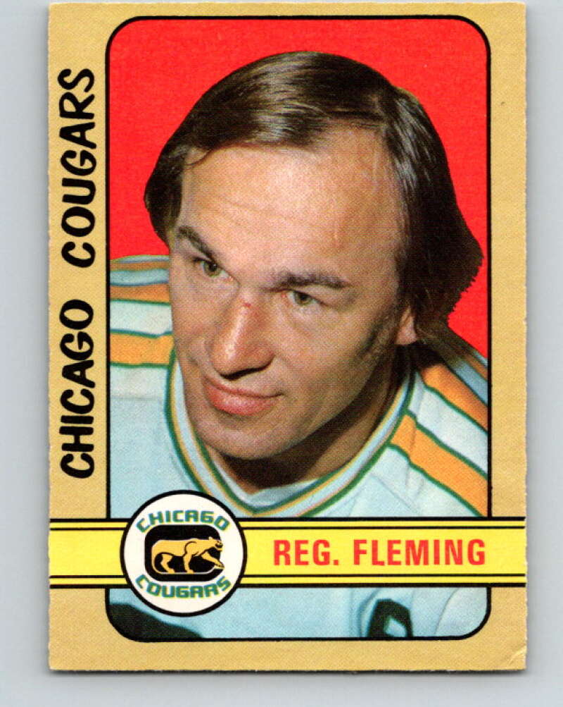 1972-73 WHA O-Pee-Chee #316 Reg Fleming Chicago Cougars V6971