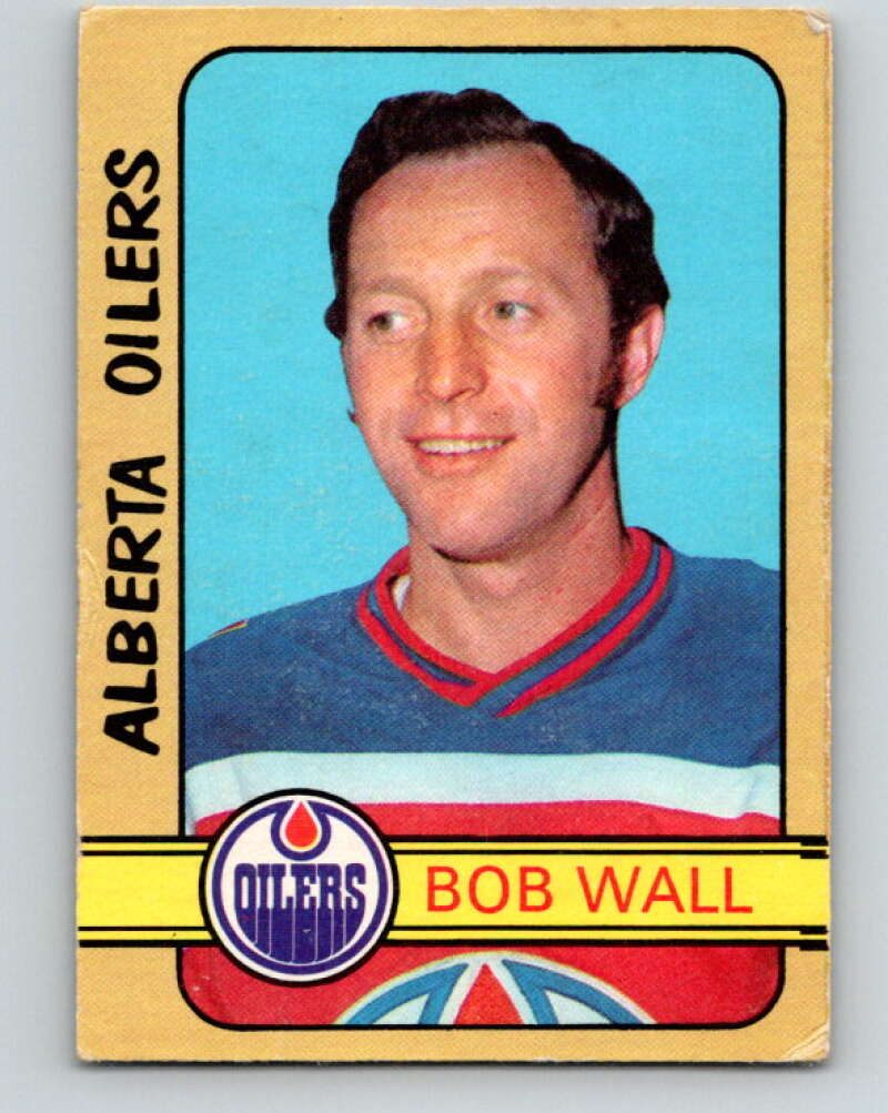 1972-73 WHA O-Pee-Chee #323 Bob Wall Alberta Oilers V6980