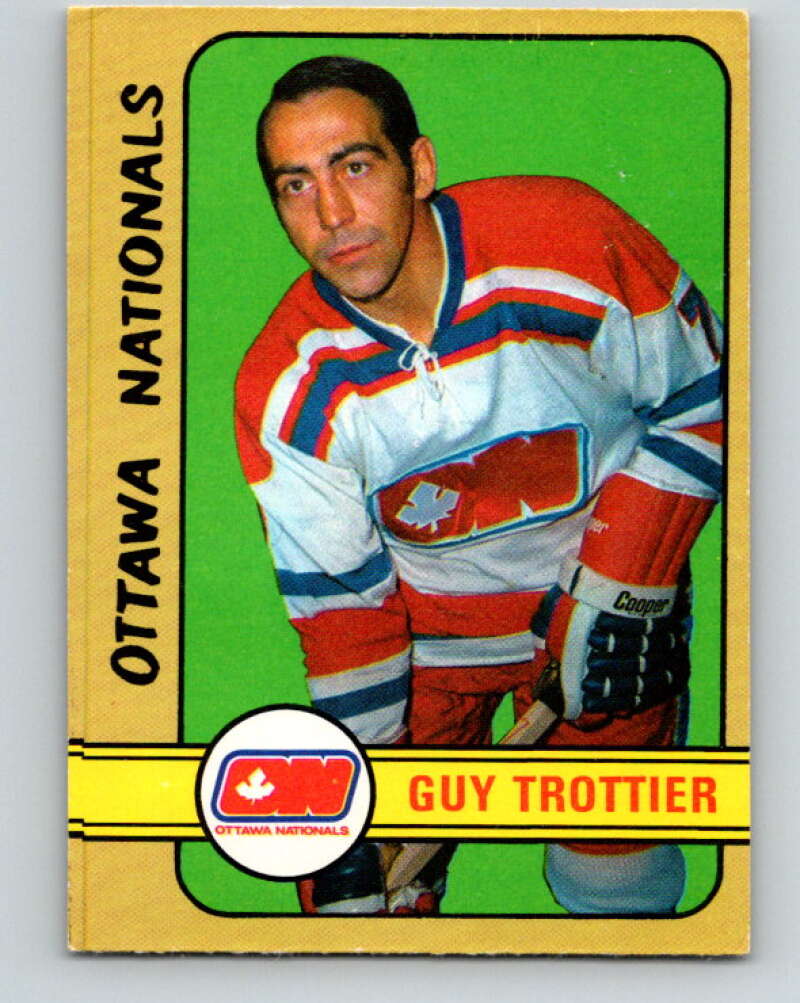 1972-73 WHA O-Pee-Chee #326 Guy Trottier Ottawa Nationals V6985
