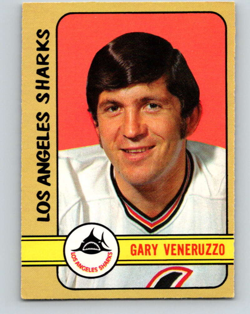 1972-73 WHA O-Pee-Chee #330 Gary Veneruzzo Los Angeles Sharks V6990