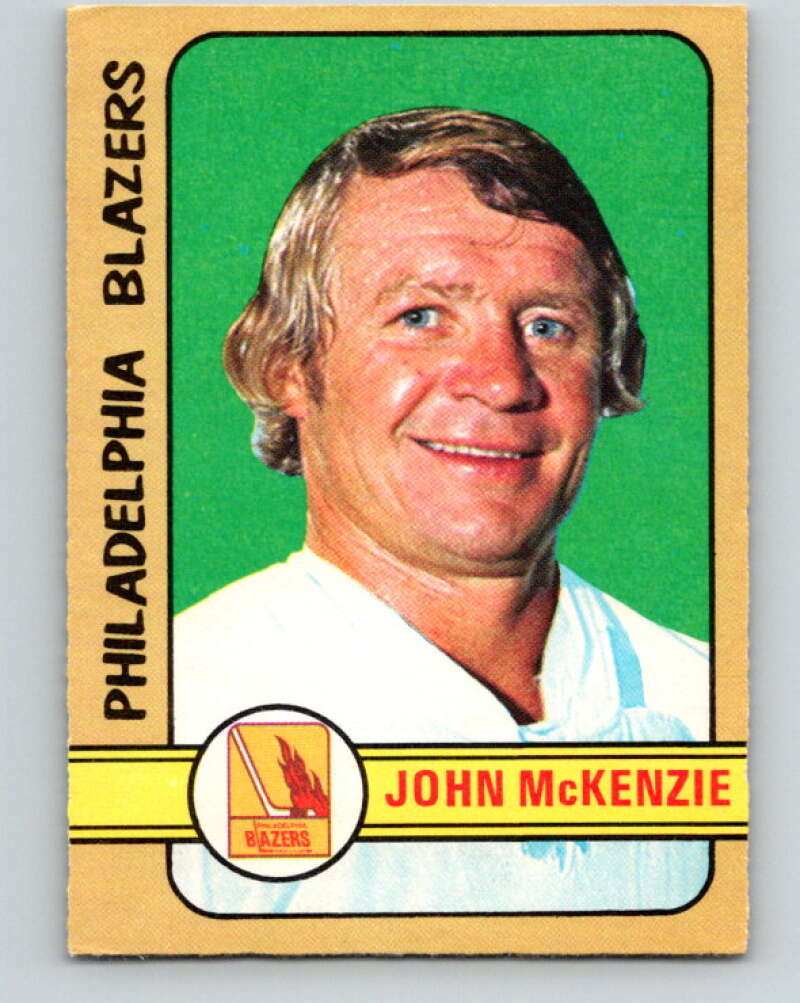 1972-73 WHA O-Pee-Chee #338 John McKenzie Philadelphia Blazers V7004