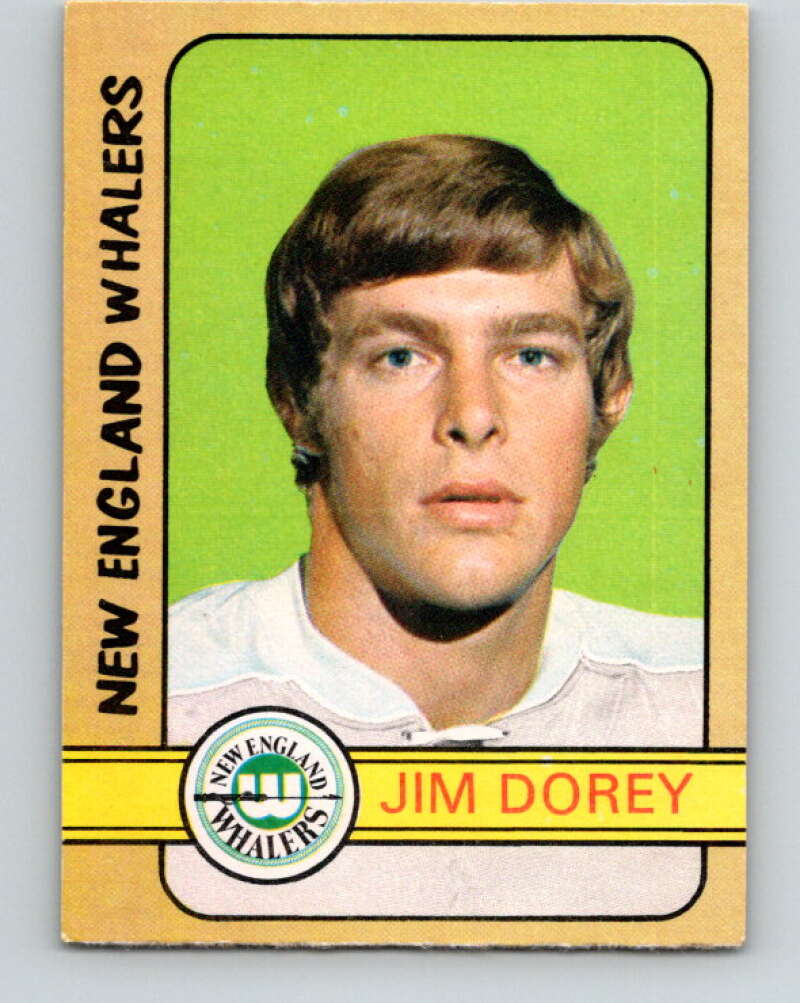 1972-73 WHA O-Pee-Chee #339 Jim Dorey New England Whalers V7006