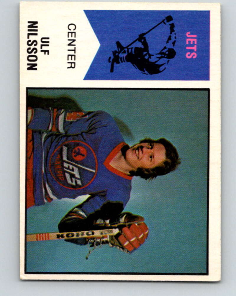 1974-75 WHA O-Pee-Chee #4 Ulf Nilsson RC Rookie Winnipeg Jets V7019