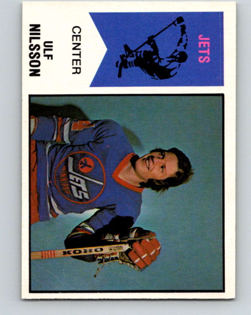 1974-75 WHA O-Pee-Chee #4 Ulf Nilsson RC Rookie Winnipeg Jets V7020