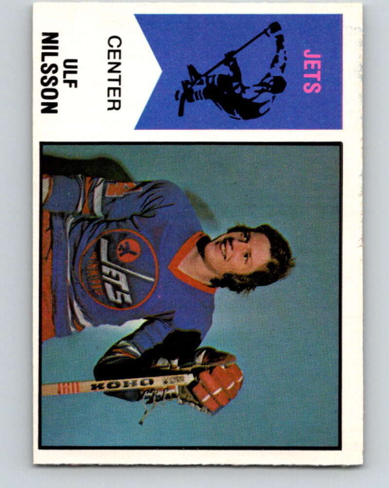 1974-75 WHA O-Pee-Chee #4 Ulf Nilsson RC Rookie Winnipeg Jets V7021