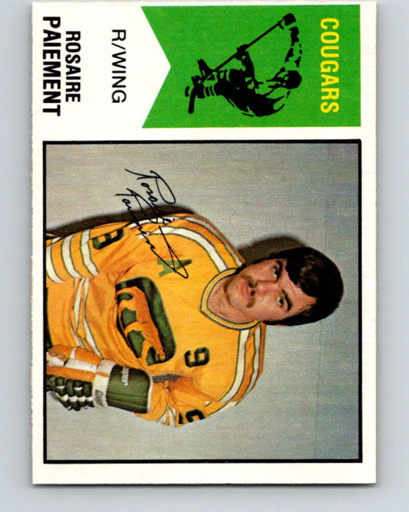 1974-75 WHA O-Pee-Chee #7 Rosaire Paiement Chicago Cougars V7028