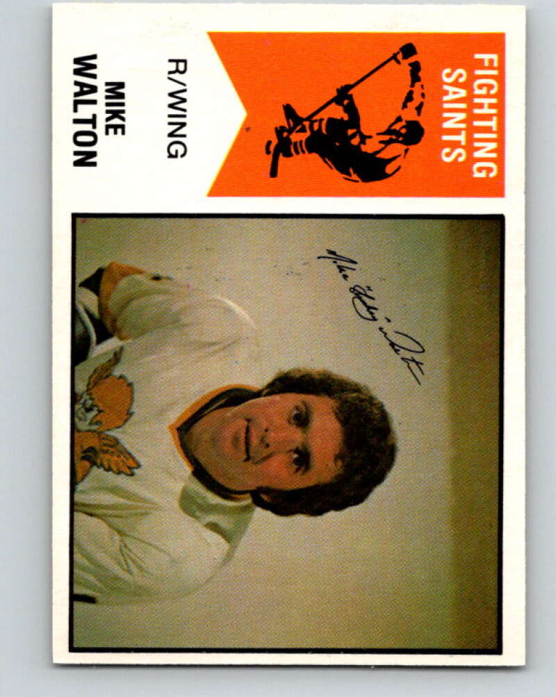 1974-75 WHA O-Pee-Chee #10 Mike Walton Minnesota V7032