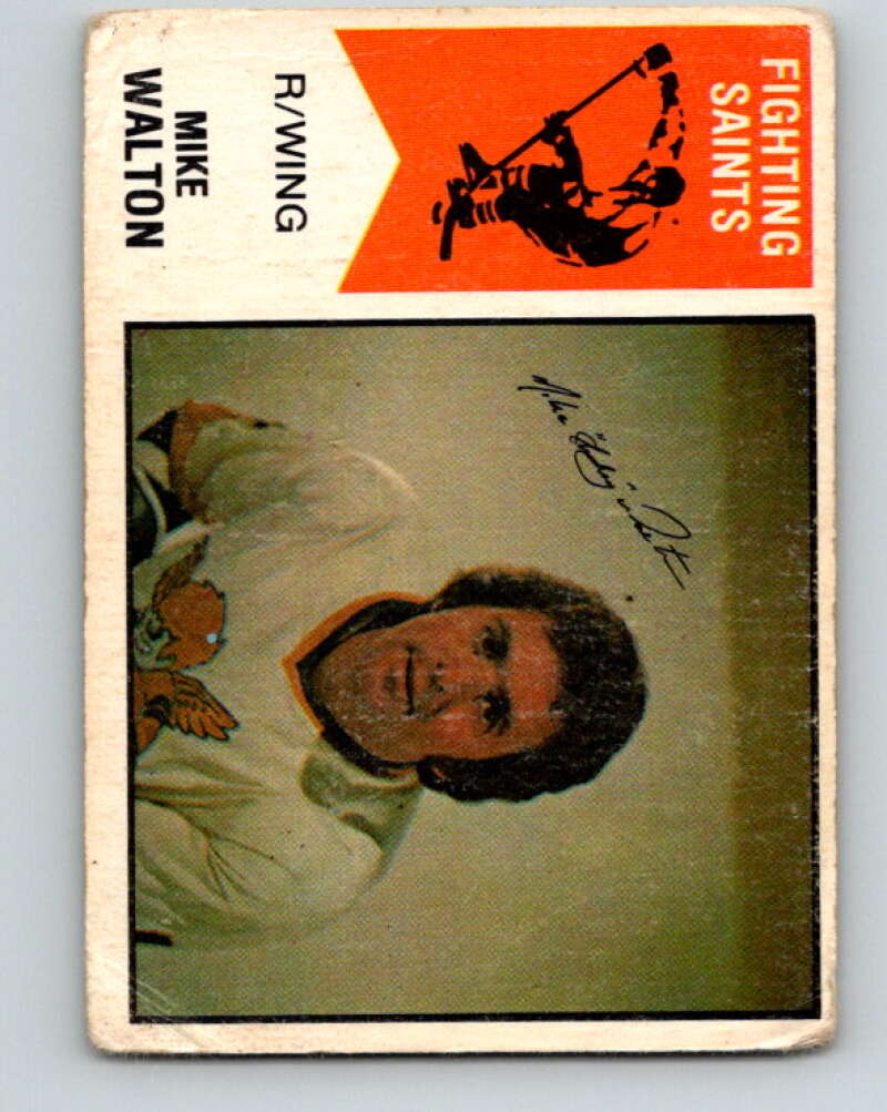 1974-75 WHA O-Pee-Chee #10 Mike Walton Minnesota V7034