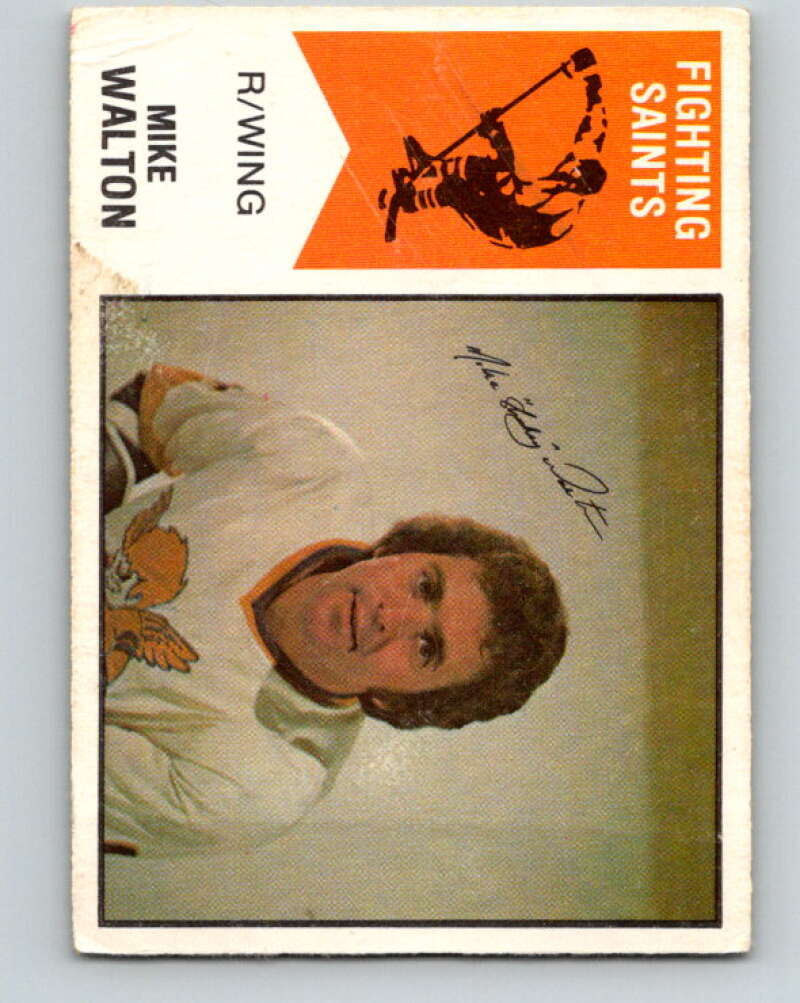 1974-75 WHA O-Pee-Chee #10 Mike Walton Minnesota V7036