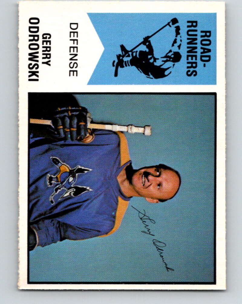 1974-75 WHA O-Pee-Chee #14 Gerry Odrowski Phoenix Roadrunners V7040