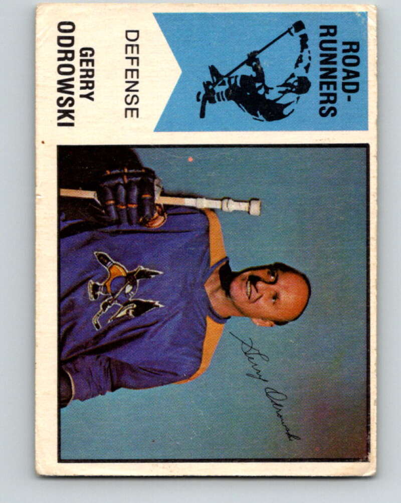 1974-75 WHA O-Pee-Chee #14 Gerry Odrowski Phoenix Roadrunners V7042