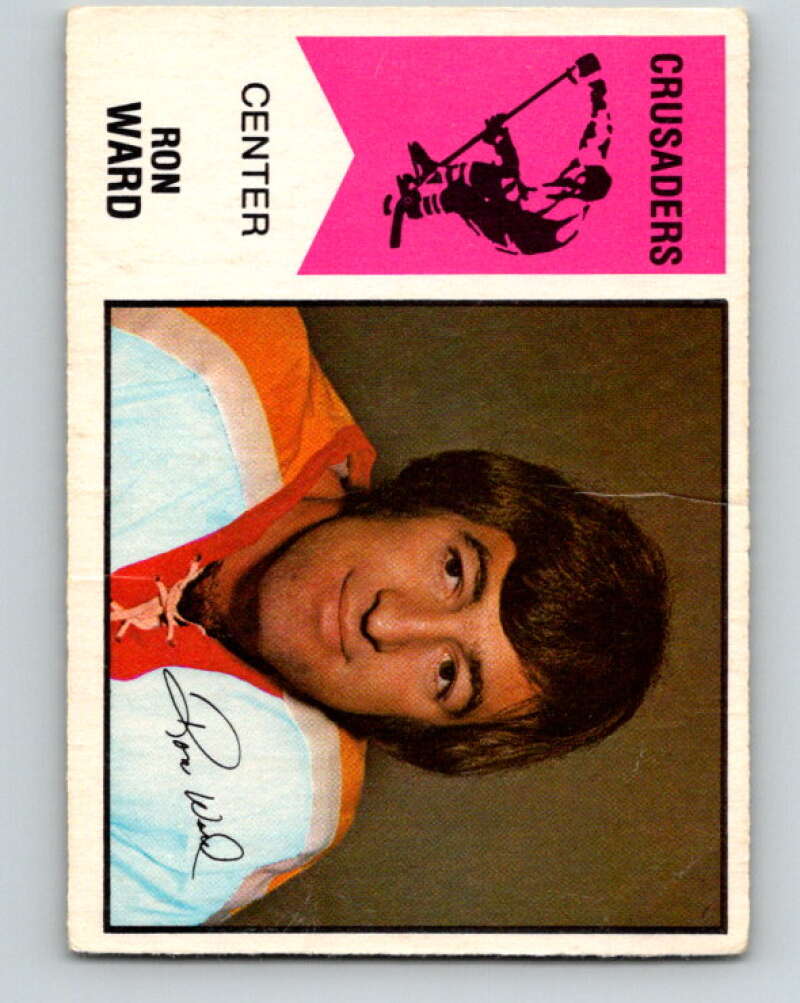 1974-75 WHA O-Pee-Chee #21 Ron Ward Cleveland Crusaders V7064