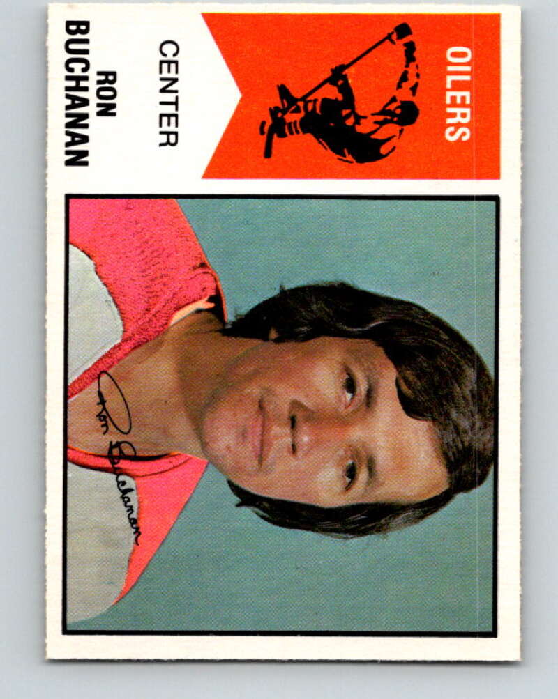 1974-75 WHA O-Pee-Chee #23 Ron Buchanan RC Rookie Oilers V7068
