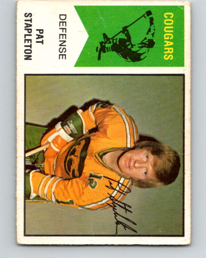 1974-75 WHA O-Pee-Chee #35 Pat Stapleton Chicago Cougars V7089