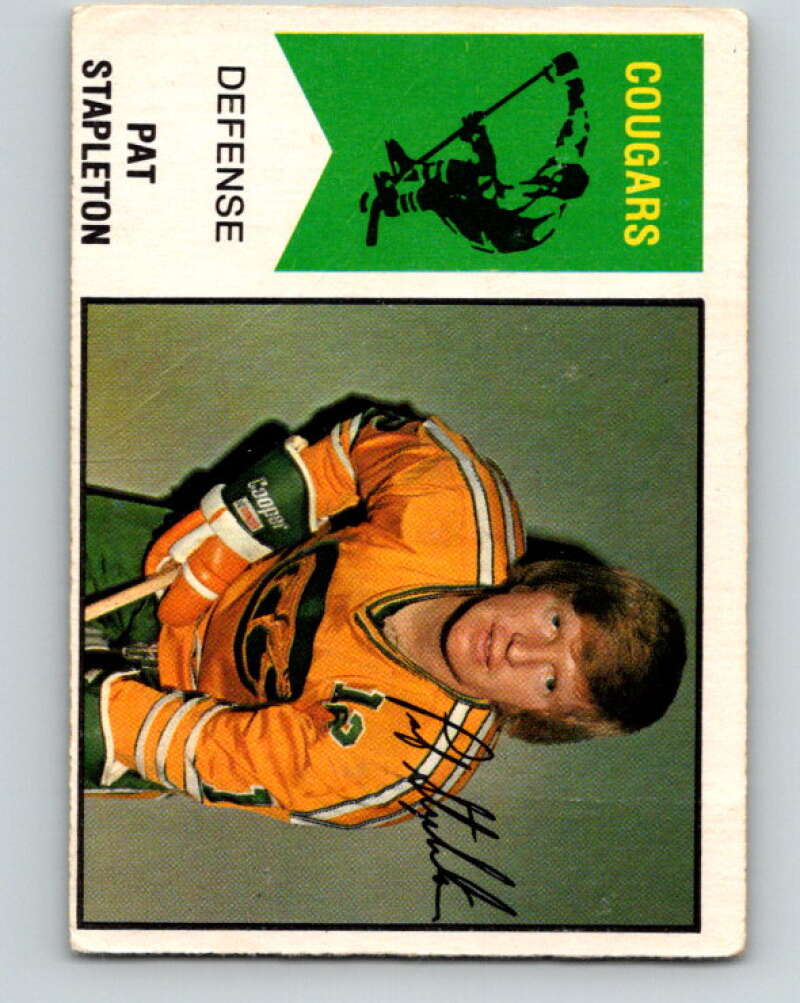 1974-75 WHA O-Pee-Chee #35 Pat Stapleton Chicago Cougars V7091