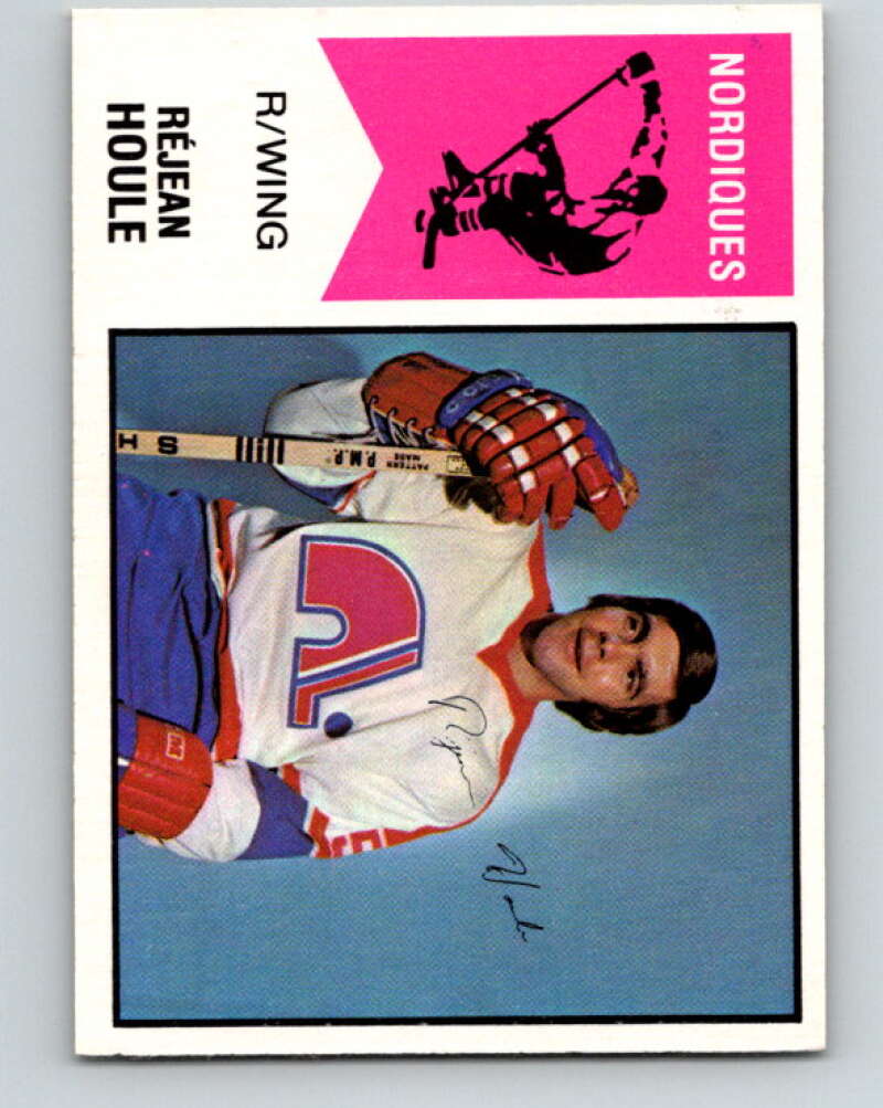 1974-75 WHA O-Pee-Chee #41 Rejean Houle Quebec Nordiques V7102