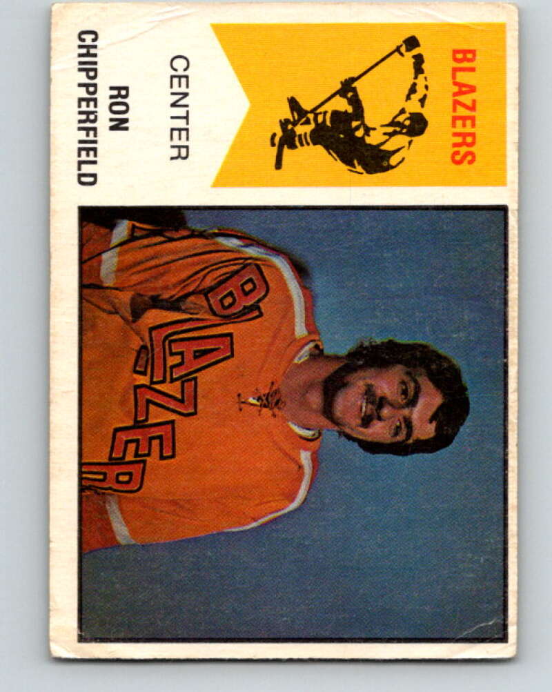 1974-75 WHA O-Pee-Chee #42 Ron Chipperfield RC Rookie Blazers V7103