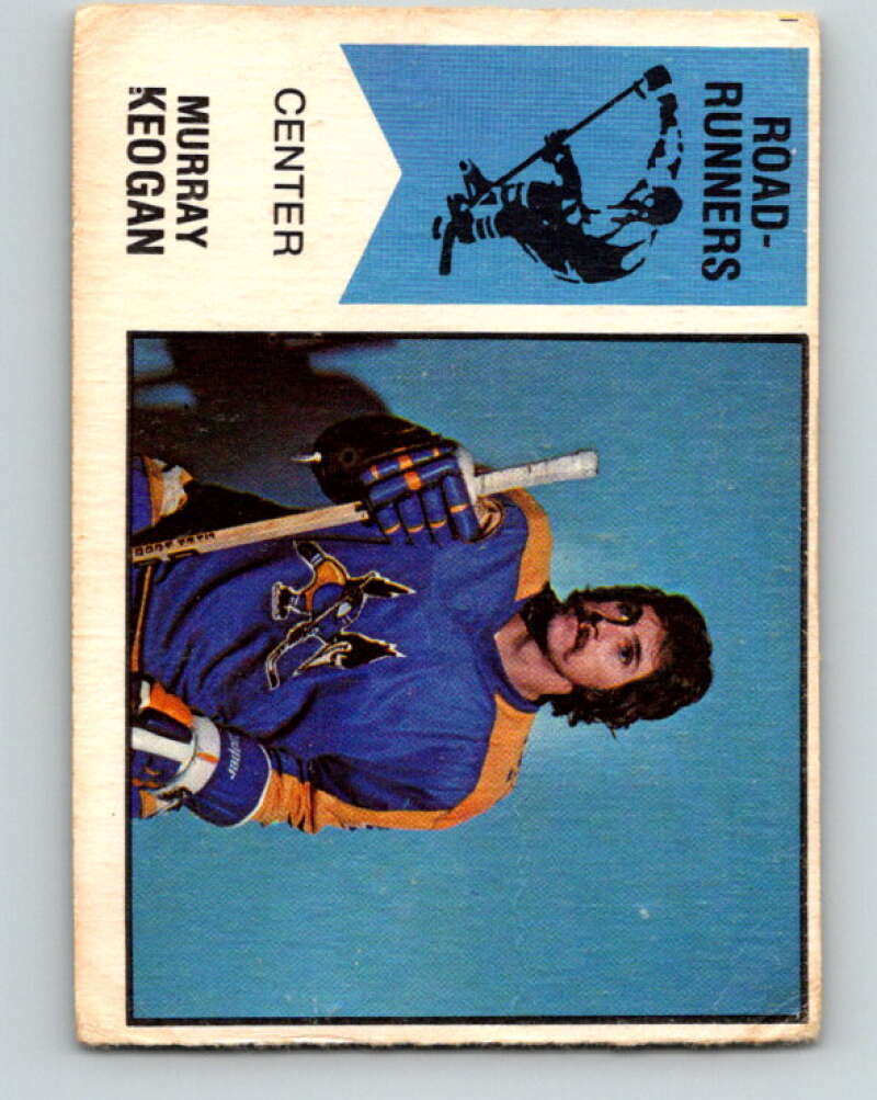 1974-75 WHA O-Pee-Chee #44 Murray Keogan RC Rookie Phoenix V7111