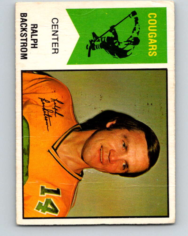 1974-75 WHA O-Pee-Chee #47 Ralph Backstrom Chicago Cougars V7116