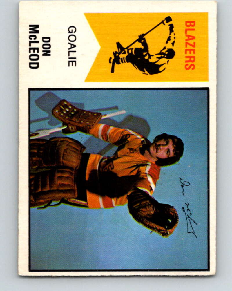 1974-75 WHA O-Pee-Chee #48 Don McLeod RC Rookie Vancouver Blazers V7117