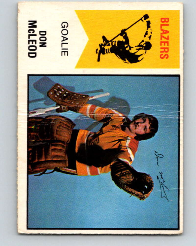 1974-75 WHA O-Pee-Chee #48 Don McLeod RC Rookie Vancouver Blazers V7118