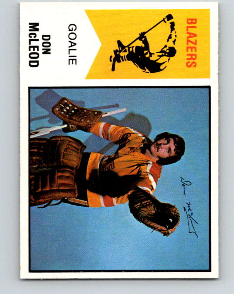 1974-75 WHA O-Pee-Chee #48 Don McLeod RC Rookie Vancouver Blazers V7119