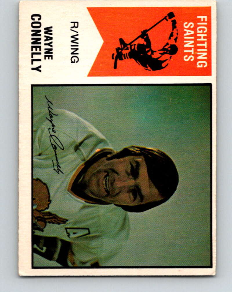 1974-75 WHA O-Pee-Chee #54 Wayne Connelly Minnesota Fighting Saints V7129