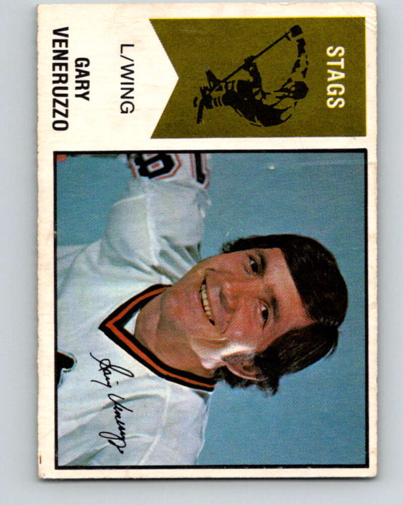1974-75 WHA O-Pee-Chee #55 Gary Veneruzzo Michigan Stags V7131