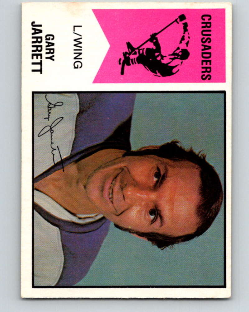 1974-75 WHA O-Pee-Chee #61 Gary Jarrett Cleveland Crusaders V7142