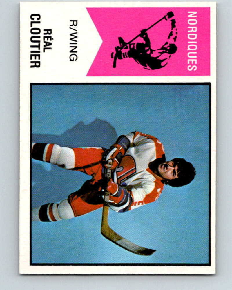 1974-75 WHA O-Pee-Chee #63 Real Cloutier RC Rookie Quebec Nordiques V7151