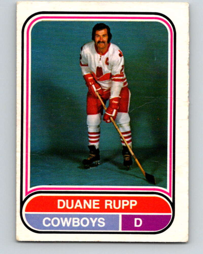 1975-76 WHA O-Pee-Chee #18 Duane Rupp Calgary Cowboys V7184