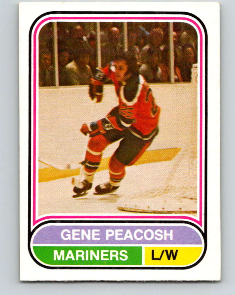 1975-76 WHA O-Pee-Chee #24 Gene Peacosh San Diego Mariners V7193