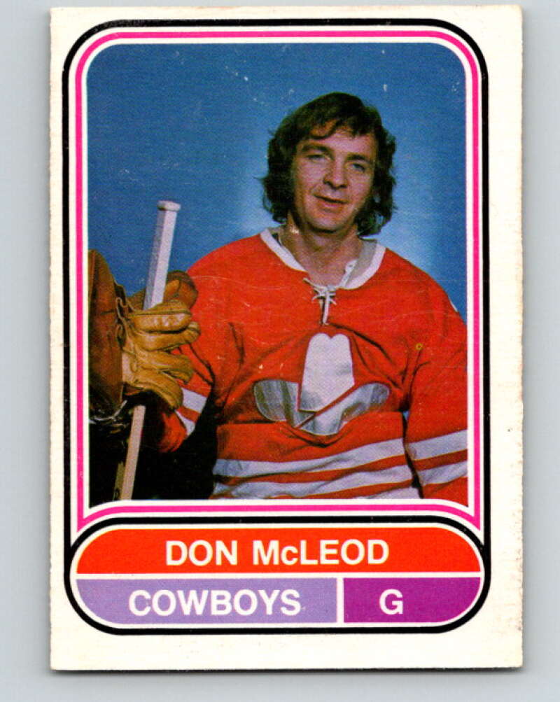1975-76 WHA O-Pee-Chee #32 Don McLeod Calgary Cowboys V7206
