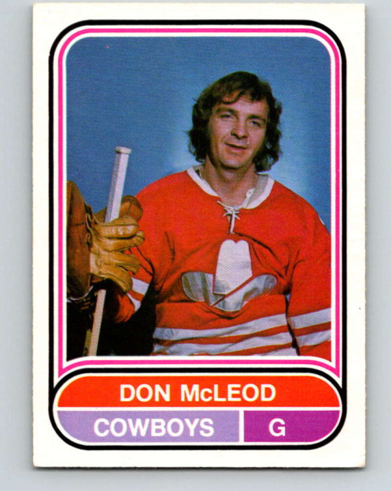 1975-76 WHA O-Pee-Chee #32 Don McLeod Calgary Cowboys V7207