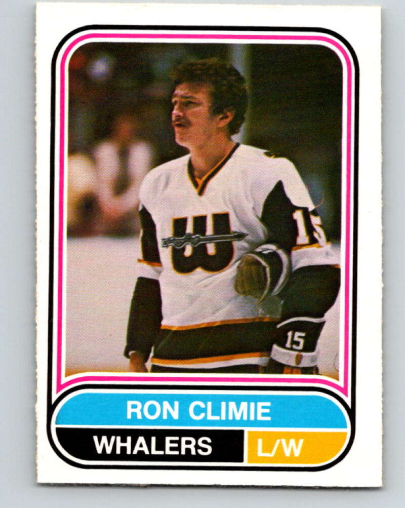 1975-76 WHA O-Pee-Chee #52 Ron Climie New England Whalers V7229