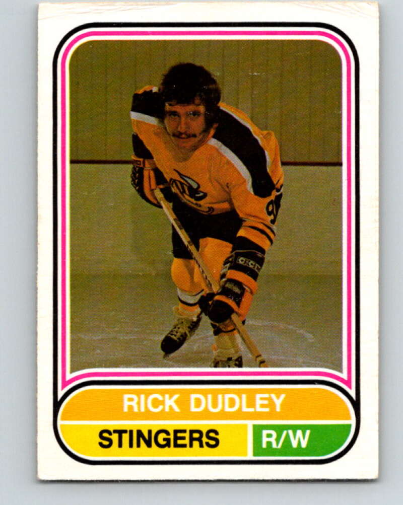 1975-76 WHA O-Pee-Chee #58 Rick Dudley Cincinnati Stingers V7236